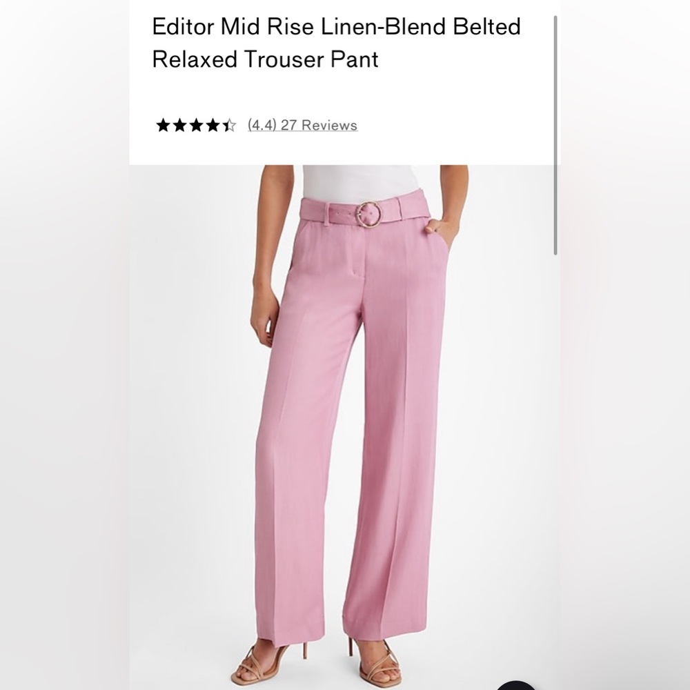 Express linen blend pant size 8L